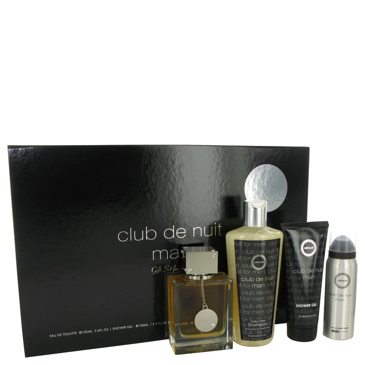 Club De Nuit by Armaf Gift Set -- for Men