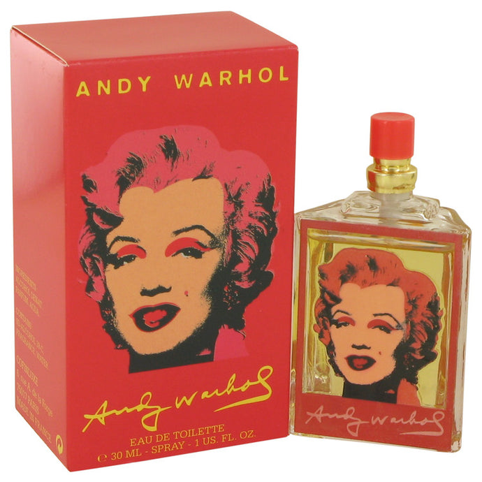 Andy Warhol Marilyn Red by Andy Warhol Eau De Toilette Spray 1 oz for Women
