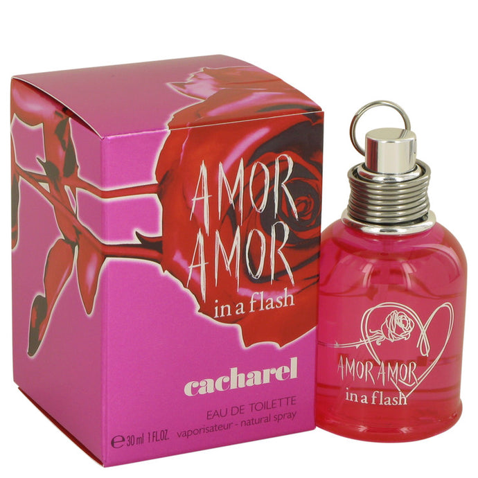 Amor Amor in a Flash by Cacharel Eau De Toilette Spray 1 oz for Women