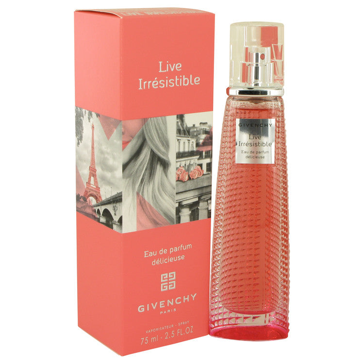 Live Irresistible Delicieuse by Givenchy Eau De Parfum Spray 2.5 oz for Women