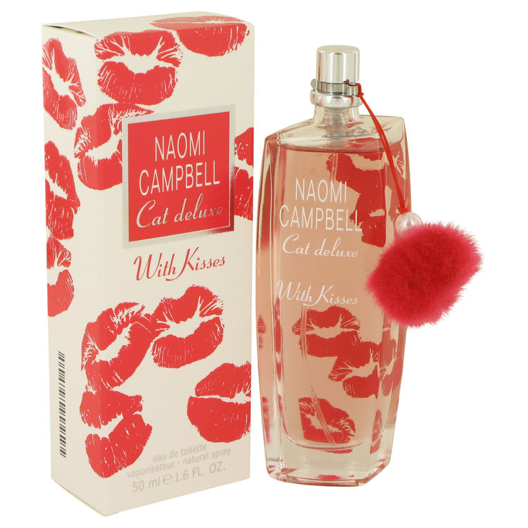 Naomi Campbell Cat Deluxe With Kisses by Naomi Campbell Eau De Toilette Spray 1.7 oz for Women