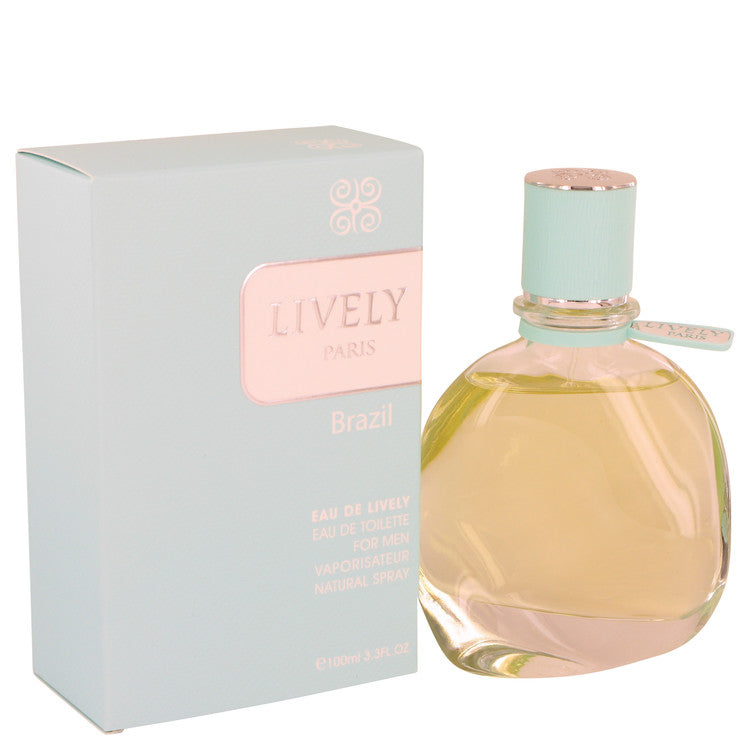 Eau De Lively Brazil by Parfums Lively Eau De Toilette Spray 3.3 oz for Men