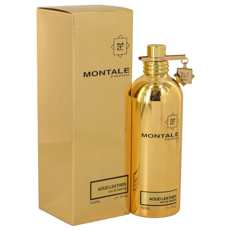 Montale Aoud Leather by Montale Eau De Parfum Spray (Unisex) 3.4 oz for Women