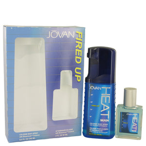 Jovan Heat Fired Up by Jovan Gift Set -- for Men