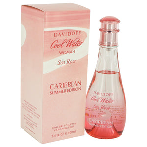 Cool Water Sea Rose Caribbean Summer by Davidoff Eau De Toilette Spray 3.4 oz for Women