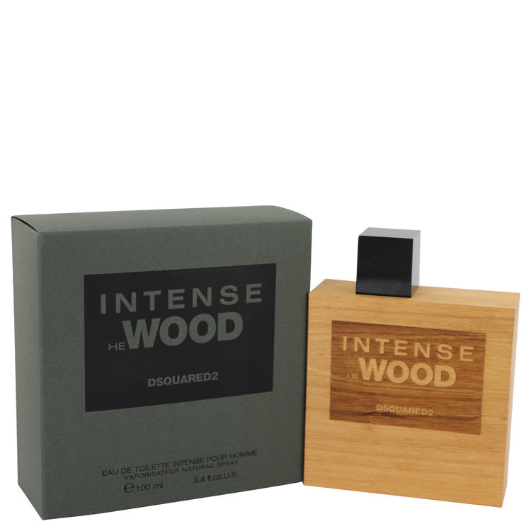 He Wood Intense Wood by Dsquared2 Eau De Toilette Spray 3.4 oz for Men