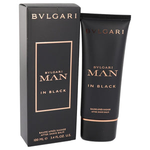 Bvlgari Man In Black by Bvlgari After Shave Balm 3.4 oz for Men