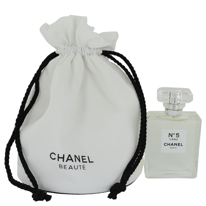 Chanel No. 5 L'eau by Chanel Eau De Toilette Spray in free Chanel tote bag 3.4 oz for Women