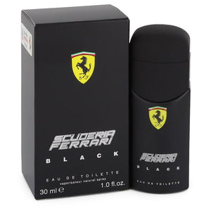 Ferrari Scuderia Black by Ferrari Eau De Toilette Spray 1 oz for Men