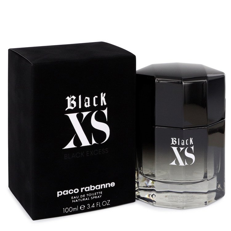 Black XS by Paco Rabanne Eau De Toilette Spray (2018 New Packaging) 3.4 oz for Men