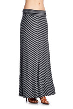 Christine V Chevron Stripe Maxi Skirt - WholesaleClothingDeals - 2
