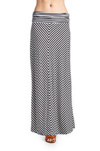 Christine V Chevron Stripe Maxi Skirt - WholesaleClothingDeals - 3
