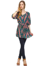 Christine V Belted Button-Front Top - WholesaleClothingDeals - 16