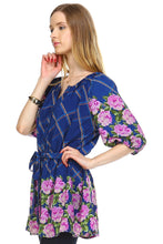 Christine V Belted Button-Front Top - WholesaleClothingDeals - 6