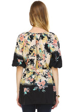 Christine V Belted Button-Front Top - WholesaleClothingDeals - 3