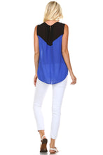 Marcelle Margaux Stud Detail Sleeveless Sheer Top - WholesaleClothingDeals - 4