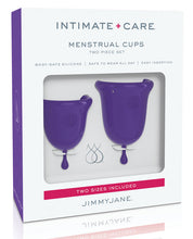 Jimmyjane Intimate Care Menstrual Cups - Purple