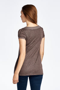 Coolwear Bell Sleeve Tunic with Front Pocket Detail - WholesaleClothingDeals - 4