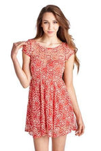 Urban Love Sleeveless Floral Lace Dress - WholesaleClothingDeals - 10