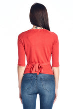 Bonnie & Bill Floral Embroidered Tie-Back Crop Sweater - WholesaleClothingDeals - 9