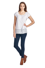 Urban Love Jersey Keyhole Top with Hem Detail - WholesaleClothingDeals - 2