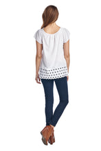 Urban Love Jersey Keyhole Top with Hem Detail - WholesaleClothingDeals - 4