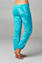 Mambo Printed Tie Dye Foldover Waistband French Terry Sweatpants - WholesaleClothingDeals - 3