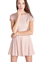 Urban Love Textured Knit Skater Dress - WholesaleClothingDeals - 5