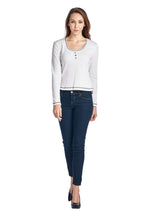 Urban Love Button Detail Long Sleeve Top - WholesaleClothingDeals - 2