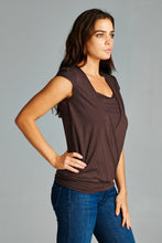 Christine V Short Sleeve Square Neck Wrap Top - WholesaleClothingDeals - 2