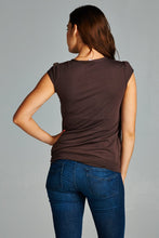 Christine V Short Sleeve Square Neck Wrap Top - WholesaleClothingDeals - 3