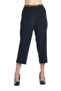 Larry Levine Stretch Pleated Trousers - WholesaleClothingDeals - 1