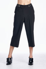 Larry Levine Waist Studded Capris - WholesaleClothingDeals - 1