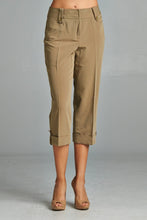 Larry Levine Capris with Cuffed Hem - WholesaleClothingDeals - 1