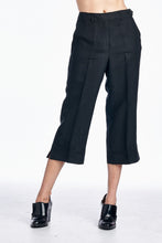 Larry Levine Capris with Tonal Embroider at Hem - WholesaleClothingDeals - 1