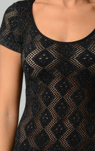 Urban Love Textured Knit Stretch Glitter Top - WholesaleClothingDeals - 4