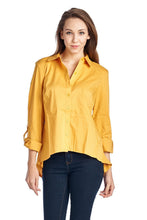 Zac & Rachel Long Sleeve Button Down Woven/Knit Top - WholesaleClothingDeals - 16