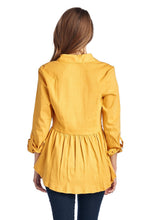Zac & Rachel Long Sleeve Button Down Woven/Knit Top - WholesaleClothingDeals - 18