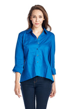 Zac & Rachel Long Sleeve Button Down Woven/Knit Top - WholesaleClothingDeals - 6