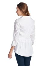 Zac & Rachel Long Sleeve Button Down Woven/Knit Top - WholesaleClothingDeals - 14