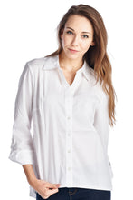 Zac & Rachel Long Sleeve Button Down Woven/Knit Top - WholesaleClothingDeals - 15