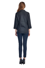 Zac & Rachel Long Sleeve Button Down Woven/Knit Shirt - WholesaleClothingDeals - 4