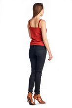 Larry Levine Sweater Tank with Suede & Bead Trim - WholesaleClothingDeals - 4
