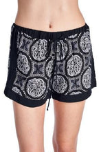 Urban Love Black & White Print Shorts - WholesaleClothingDeals - 5