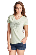 Christine V Short Sleeve Rose Embroidered V-Neck Tee - WholesaleClothingDeals - 5