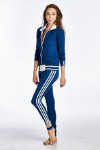 Urban Love Stripe Sleeve Active Jacket - WholesaleClothingDeals - 2