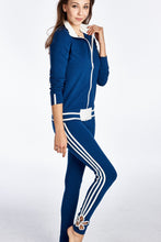 Urban Love Stripe Sleeve Active Jacket - WholesaleClothingDeals - 5