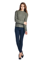 Urban Love High Neck Rib Knit Sweater - WholesaleClothingDeals - 2